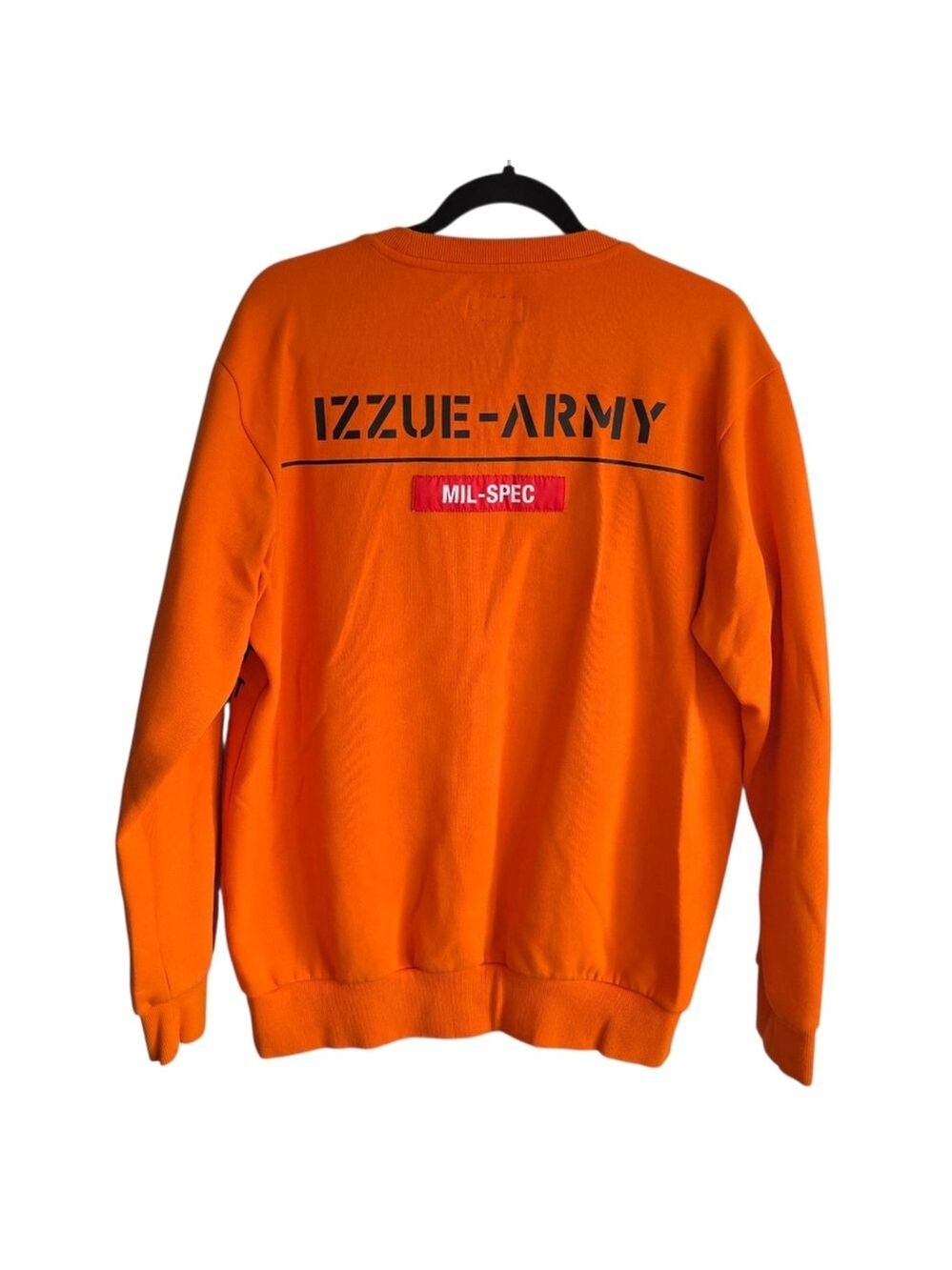 Izzue-Army Orange Graphic Crewneck Sweatshirt Men’s XL - Picture 10 of 10